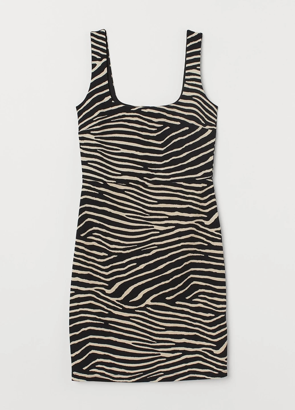 Комбінована кежуал сукня сукня-майка H&M з абстрактним візерунком