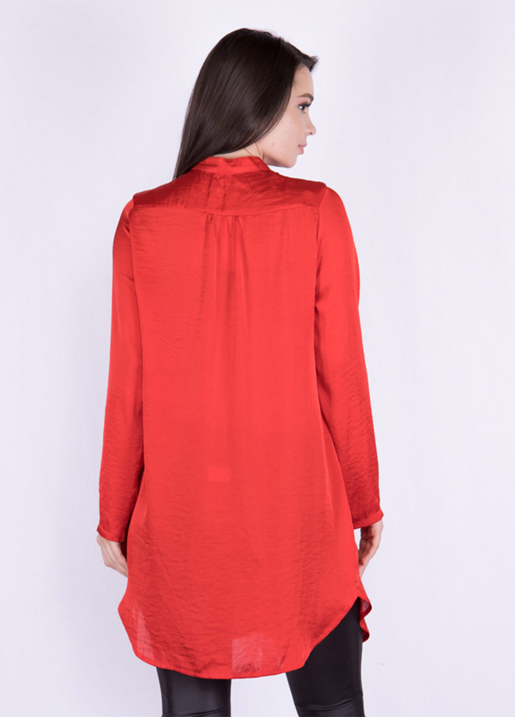 Червона кежуал сукня сорочка Time of Style однотонна