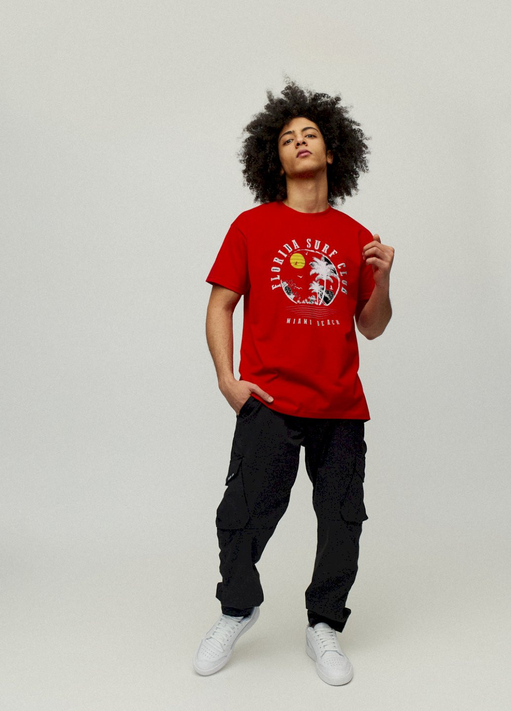 Красная футболка мужская YAPPI