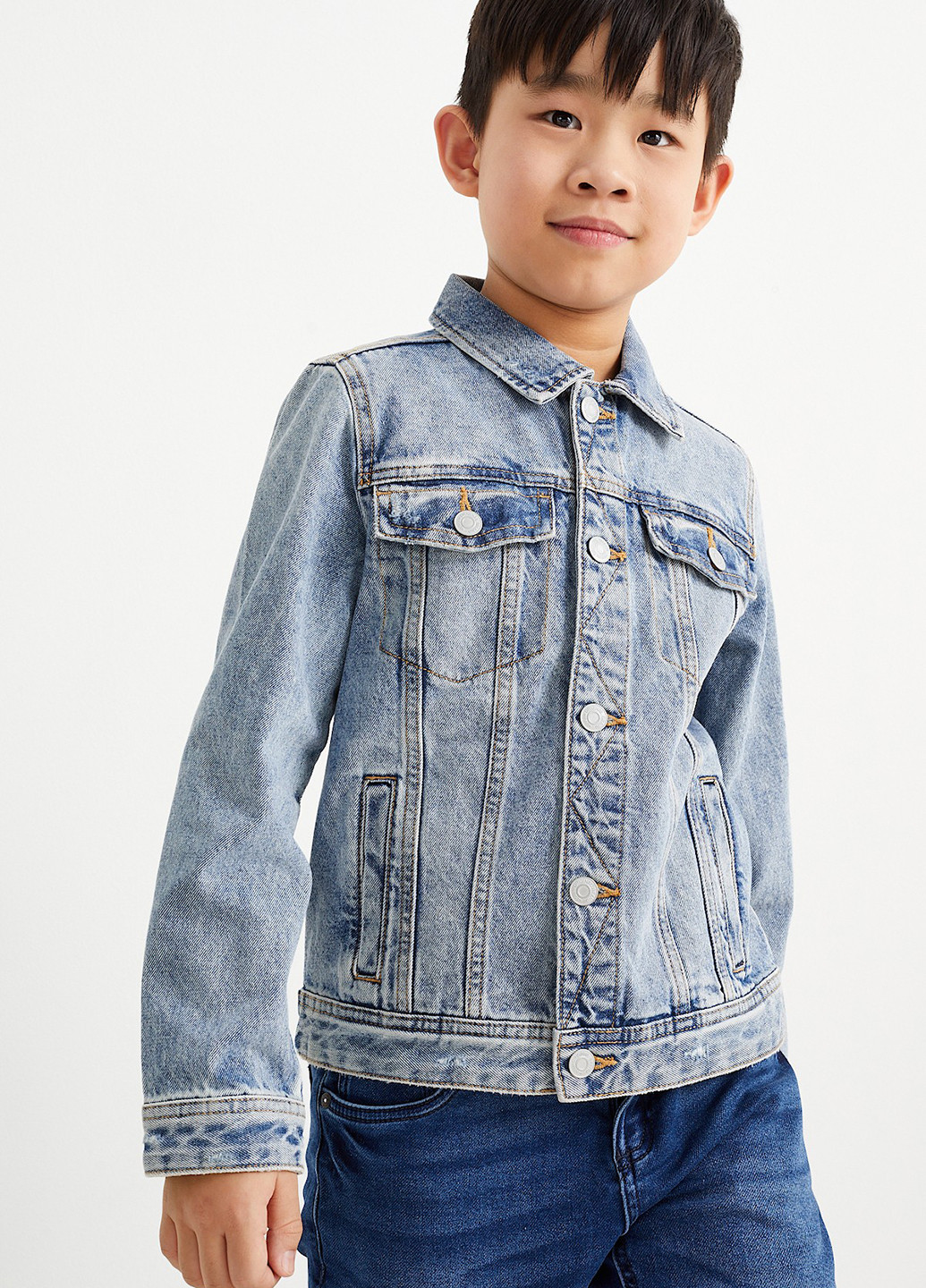 Голубая демисезонная куртка C&A