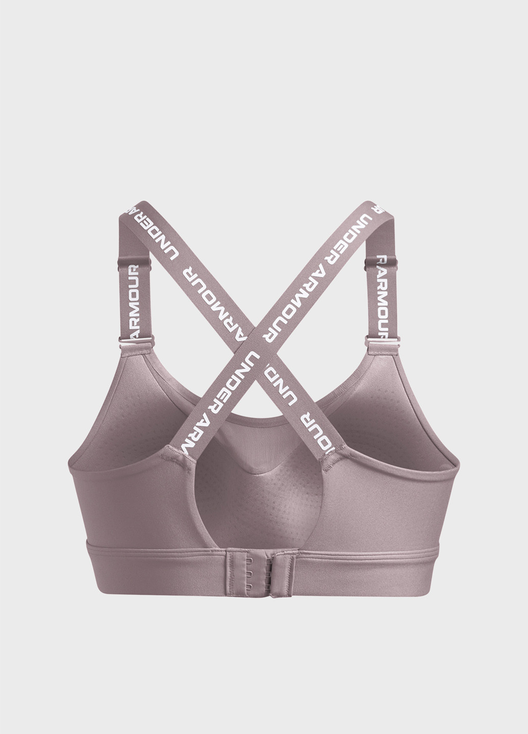 Рожево-коричневий топ бюстгальтер Under Armour без кісточок поліестер