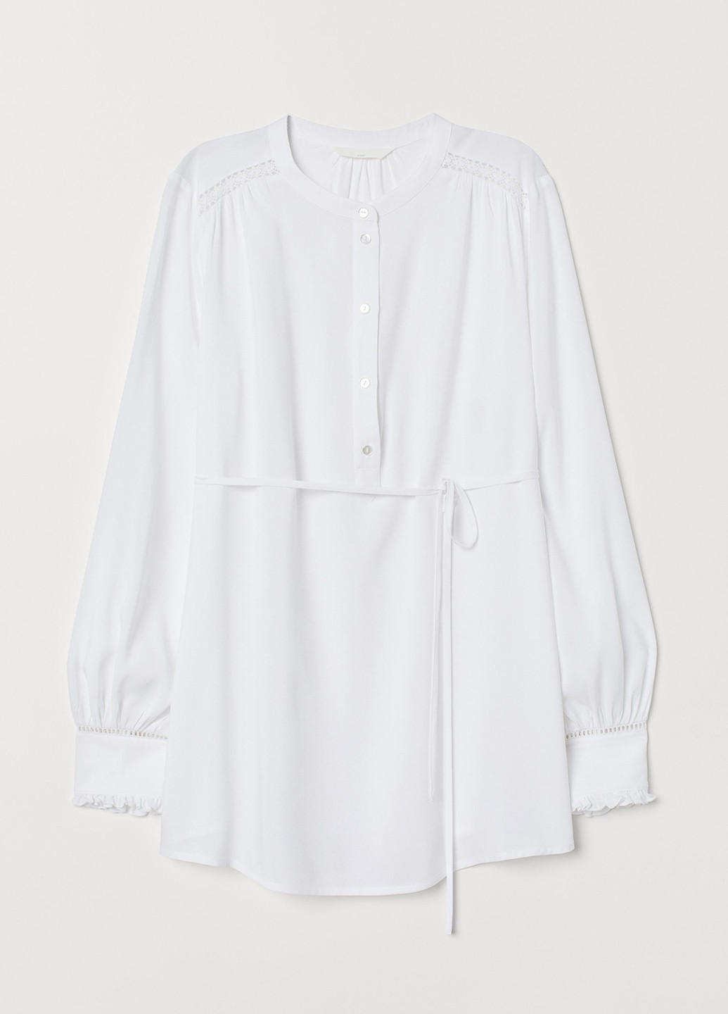 Біла демісезонна блузка для вагітних H&M