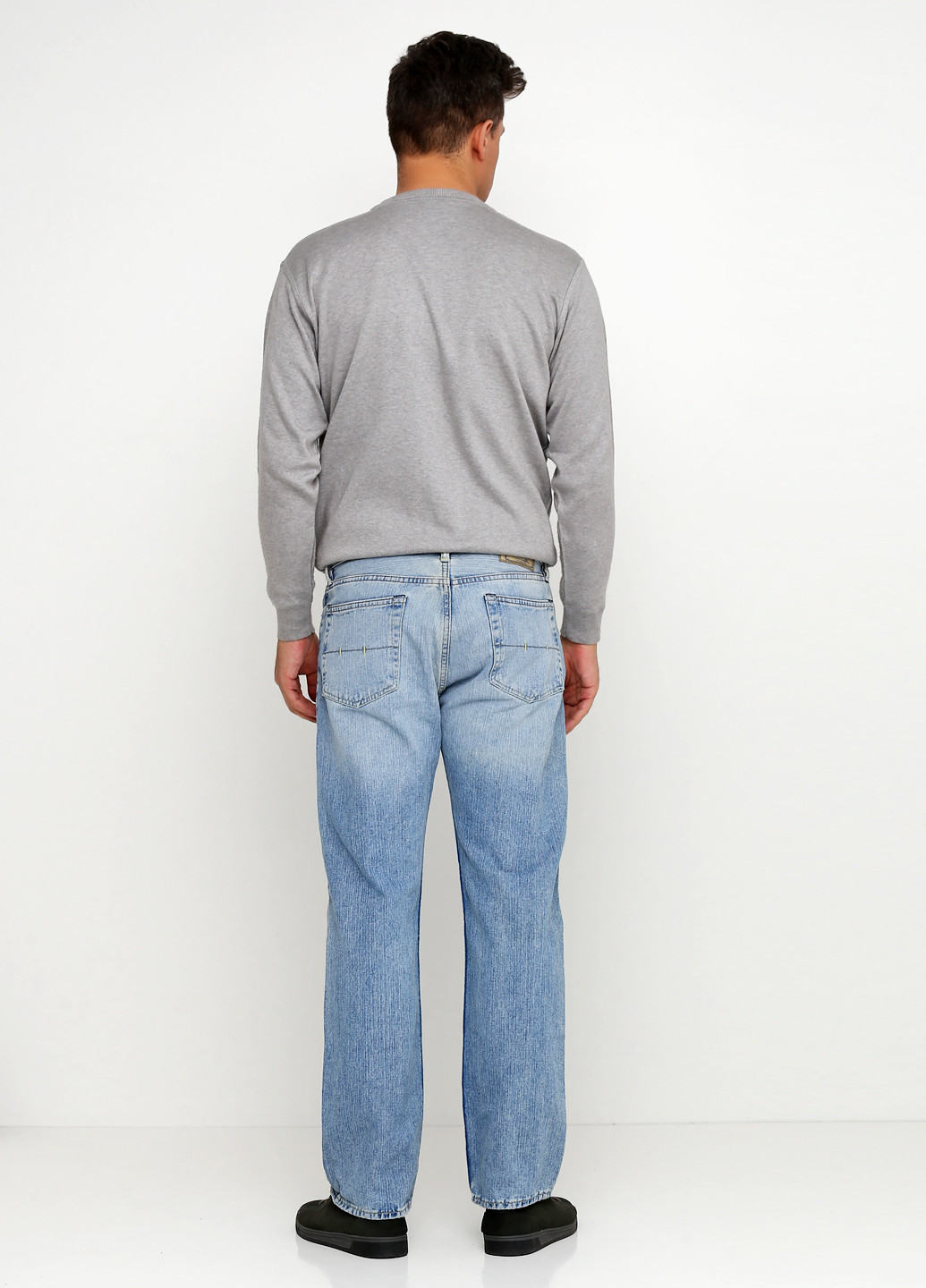 Голубые демисезонные прямые джинсы Ralph Lauren