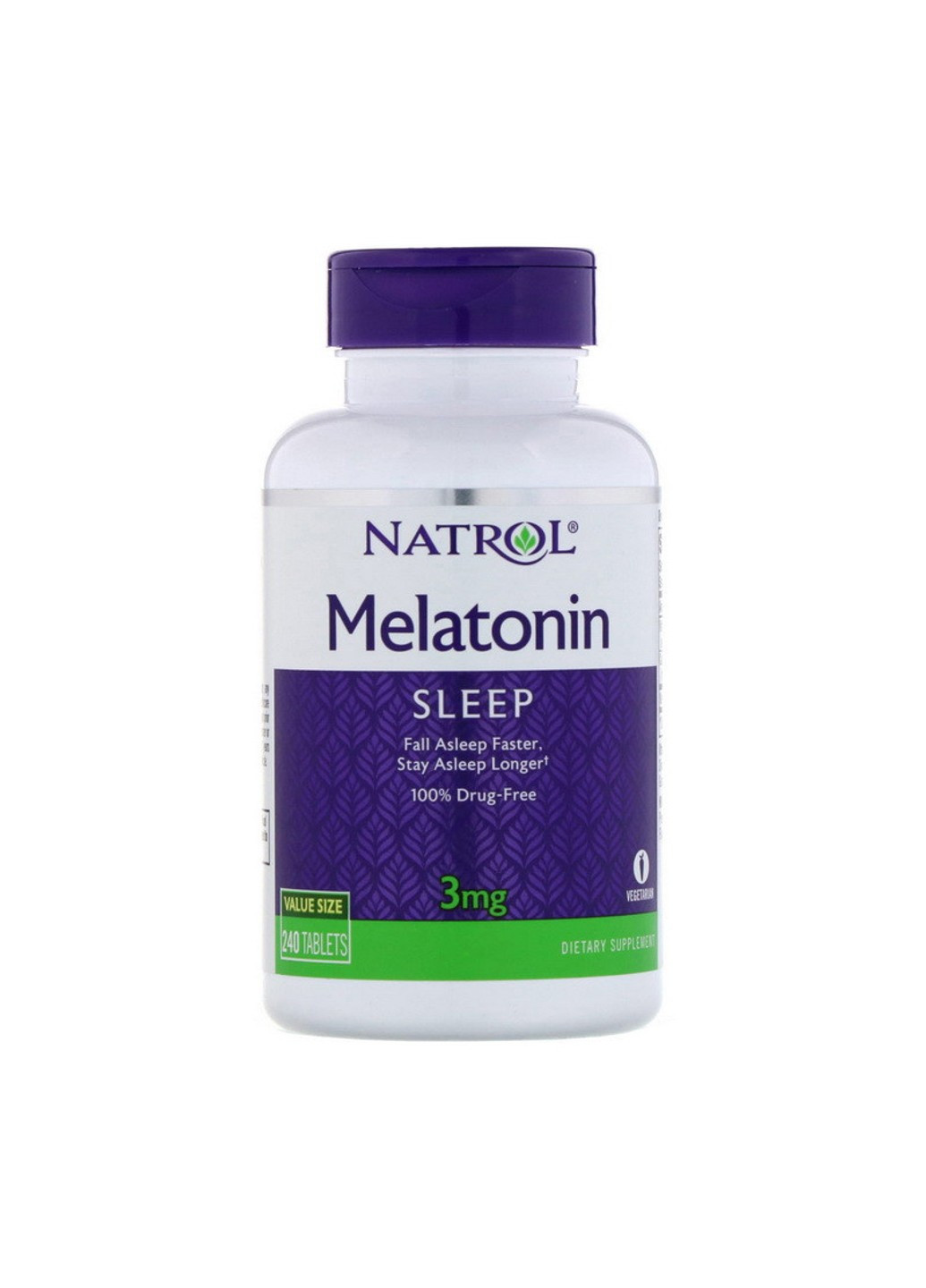 Мелатонин Melatonin 3 mg (240 tabs) натрол Natrol (255409110)