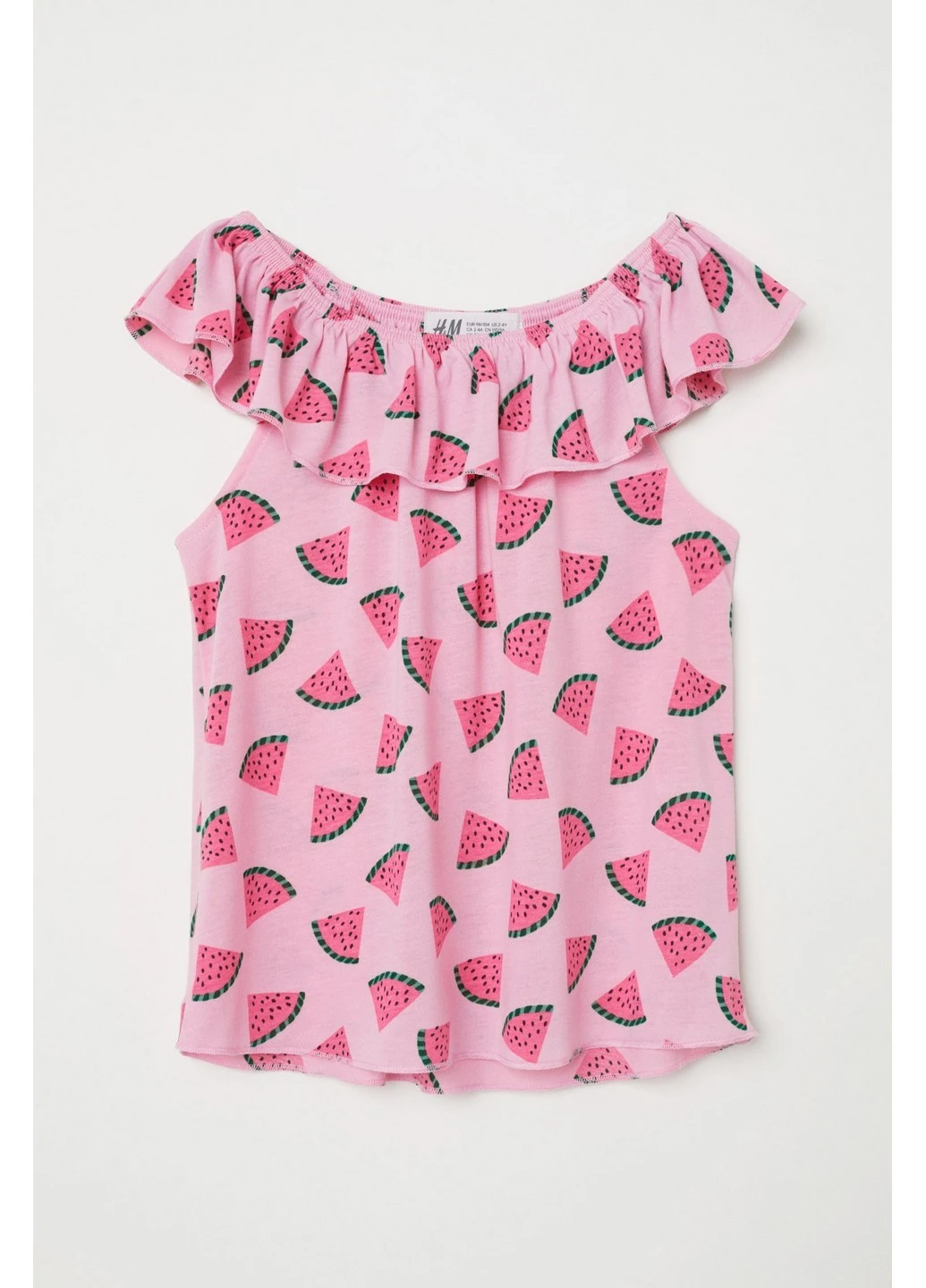 Розовая демисезонная футболка H&M