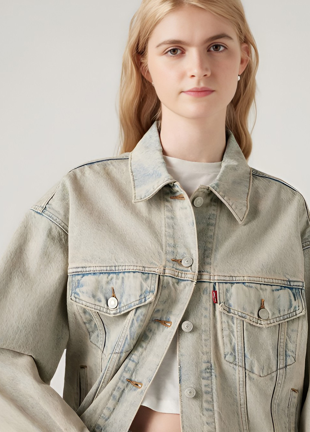 Комбинированная демисезонная куртка Levi's