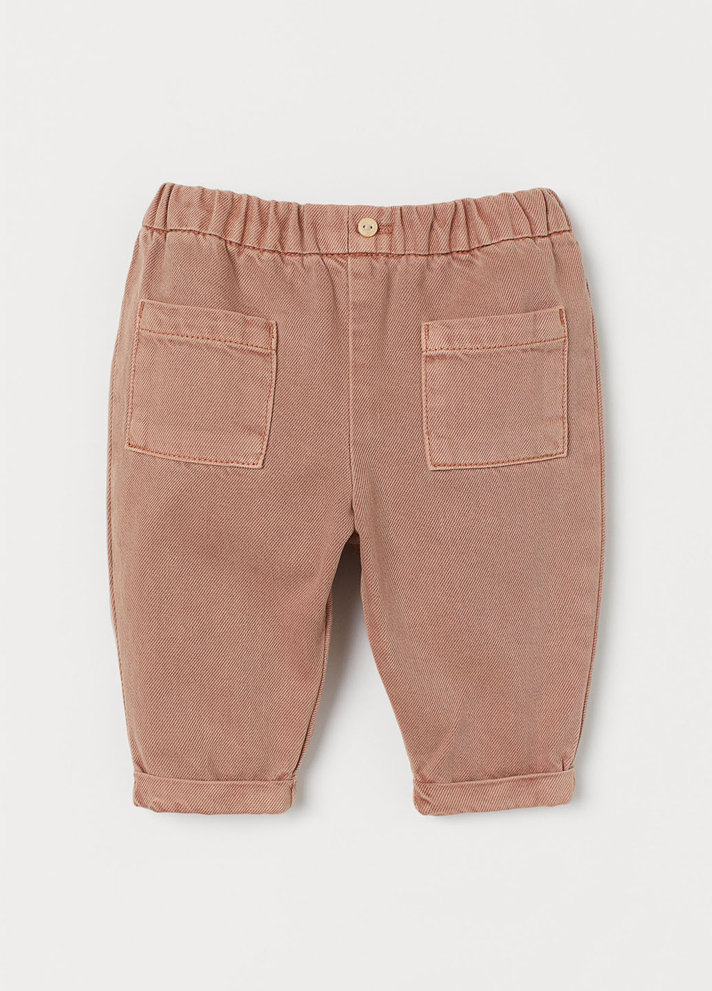 Розово-коричневые кэжуал демисезонные джоггеры брюки H&M