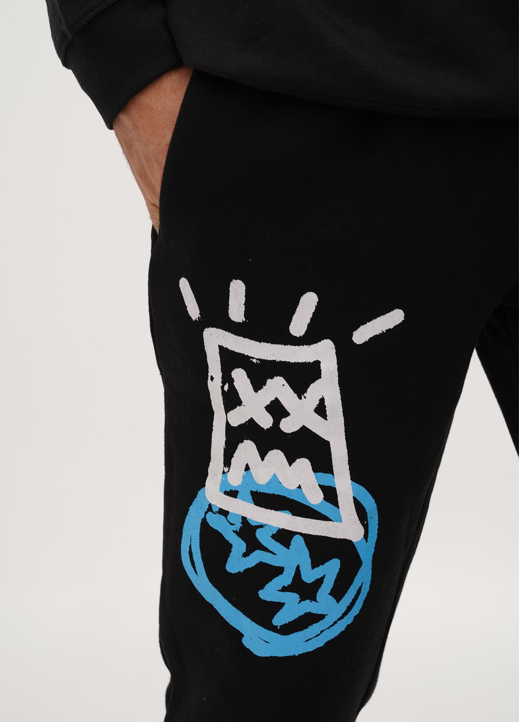 Черные спортивные демисезонные джоггеры брюки Boohoo