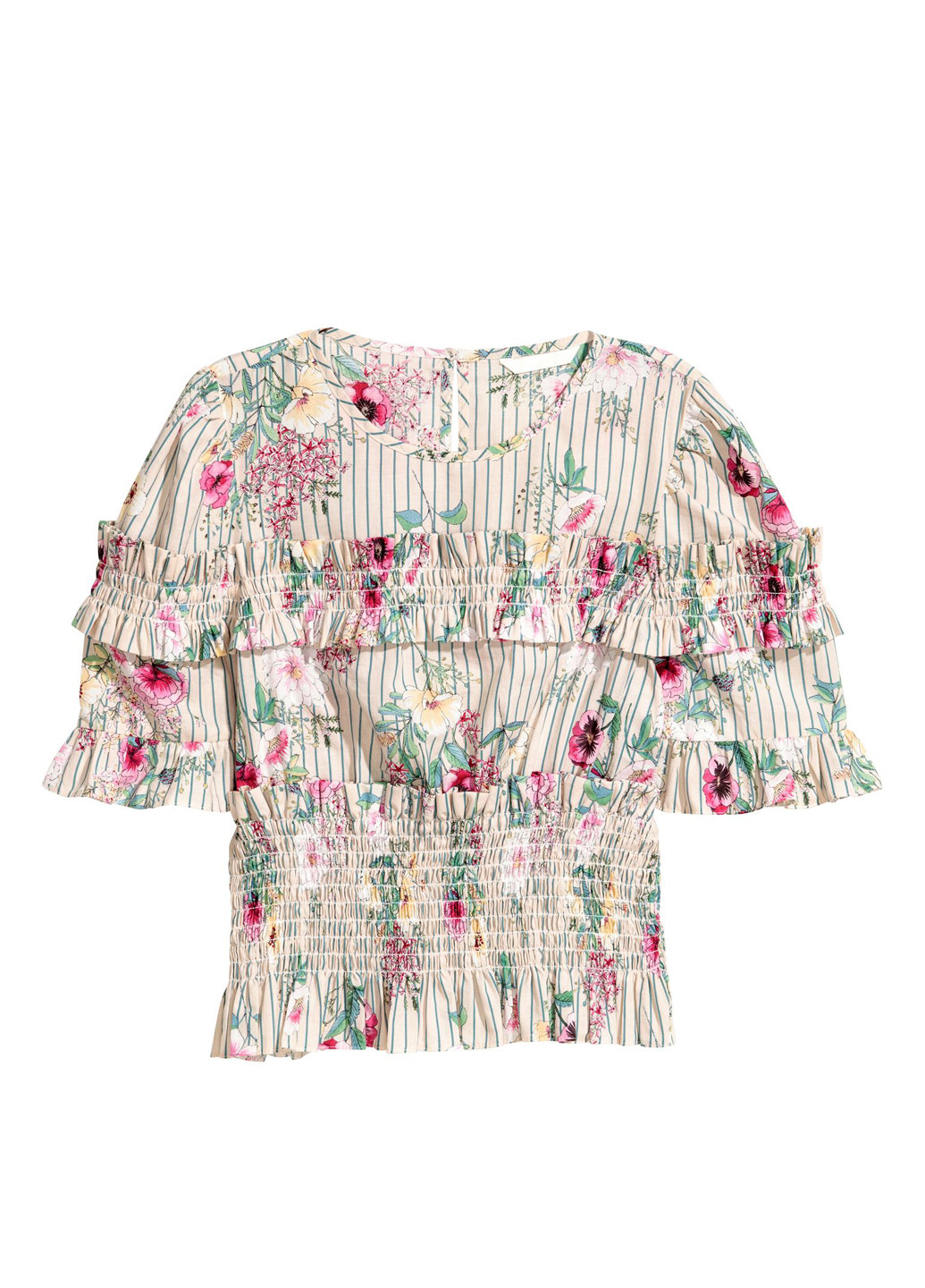 Світло-бежева літня блуза H&M