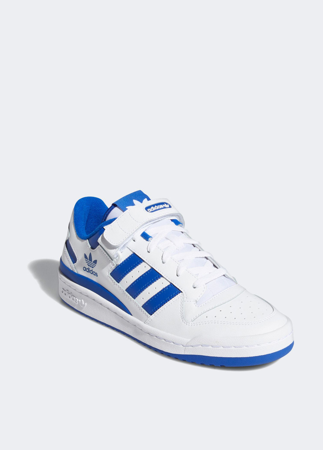 Белые демисезонные кроссовки adidas FORUM LOW ORIGINALS