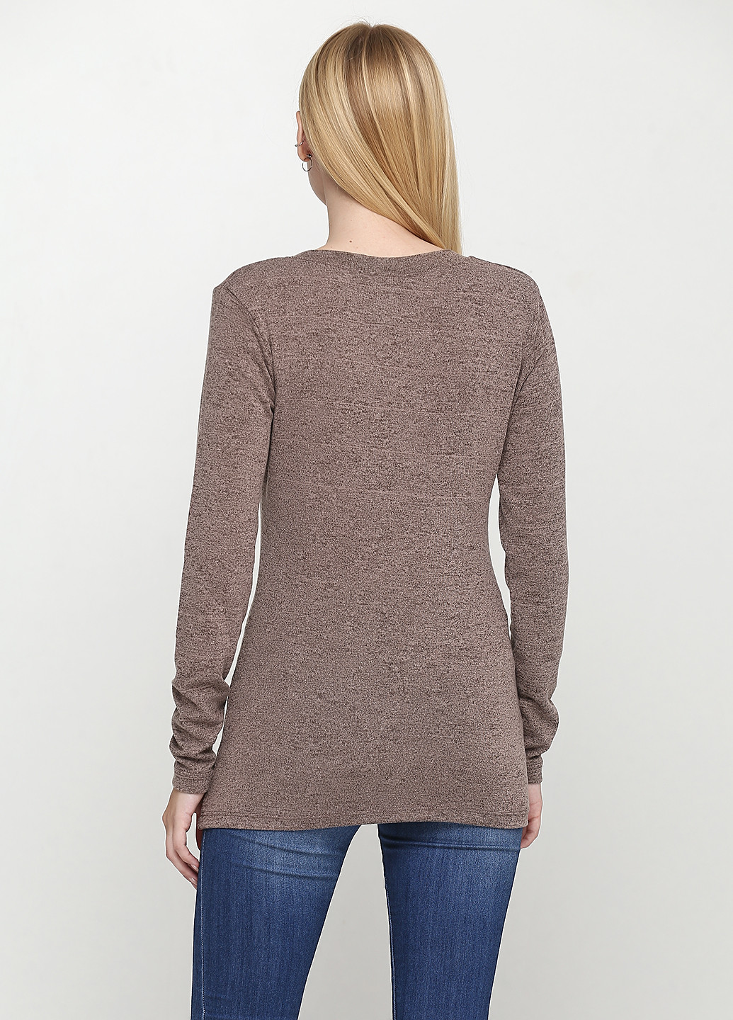 Коричневый демисезонный пуловер пуловер Zarga