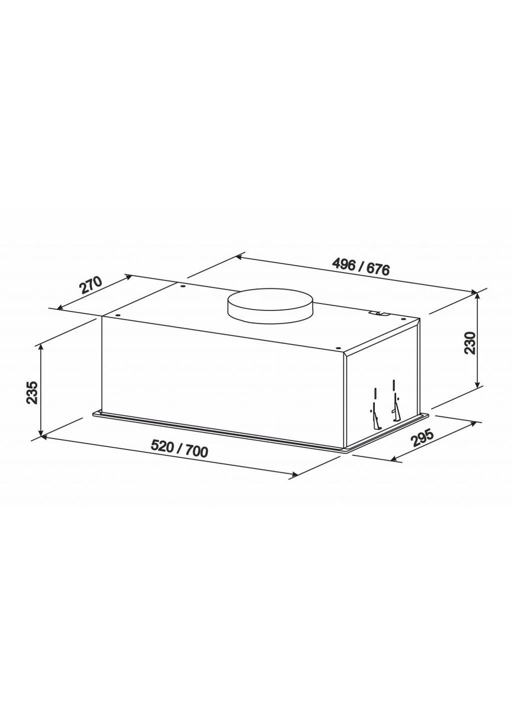 Вытяжка кухонная INTEGRA 1200 LED 52 BL ELEYUS (250720192)