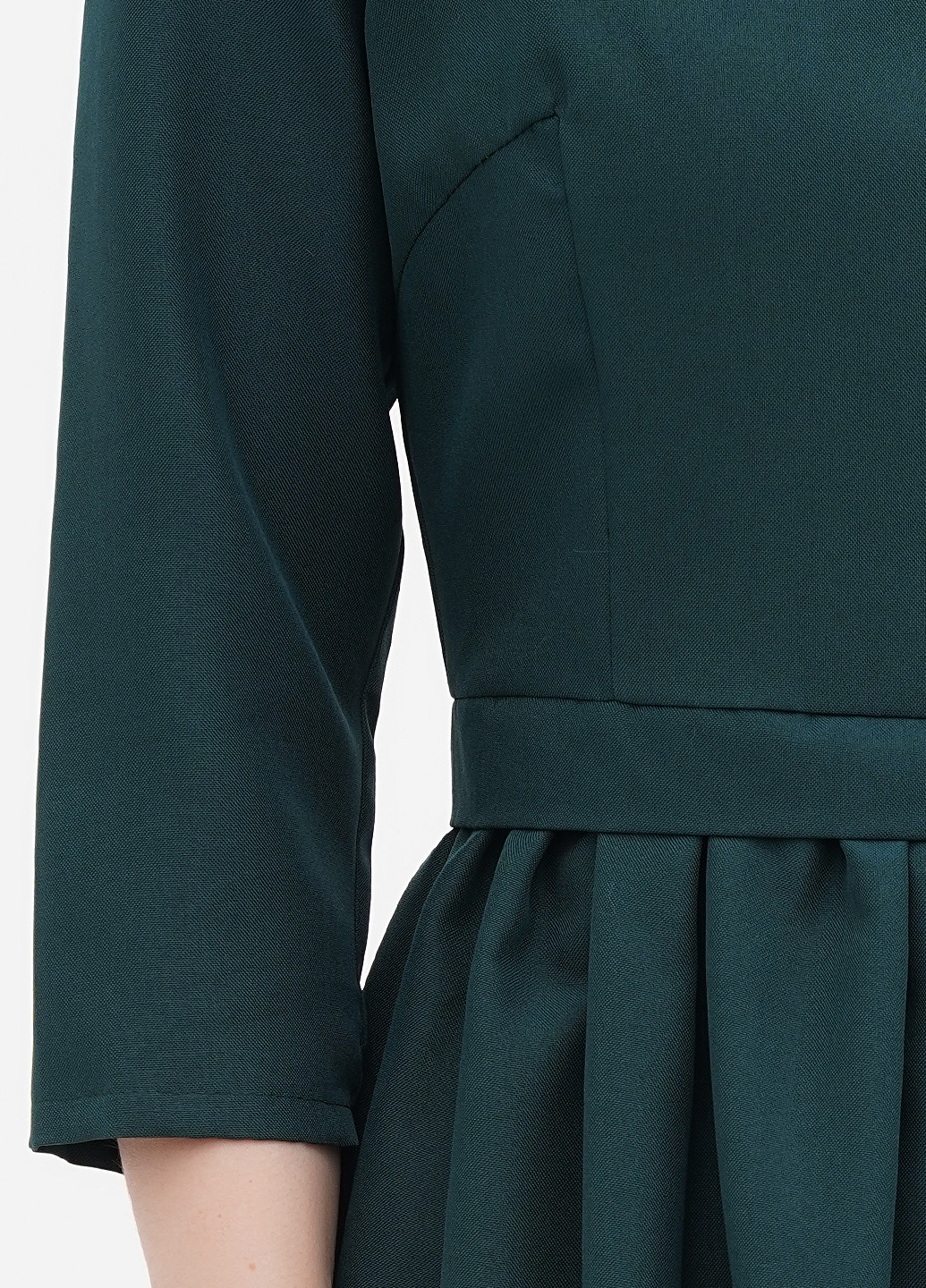 Темно-зелена кежуал сукня кльош Maurini однотонна