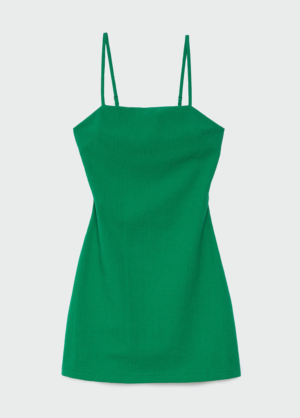 Зелена кежуал сукня Stradivarius однотонна