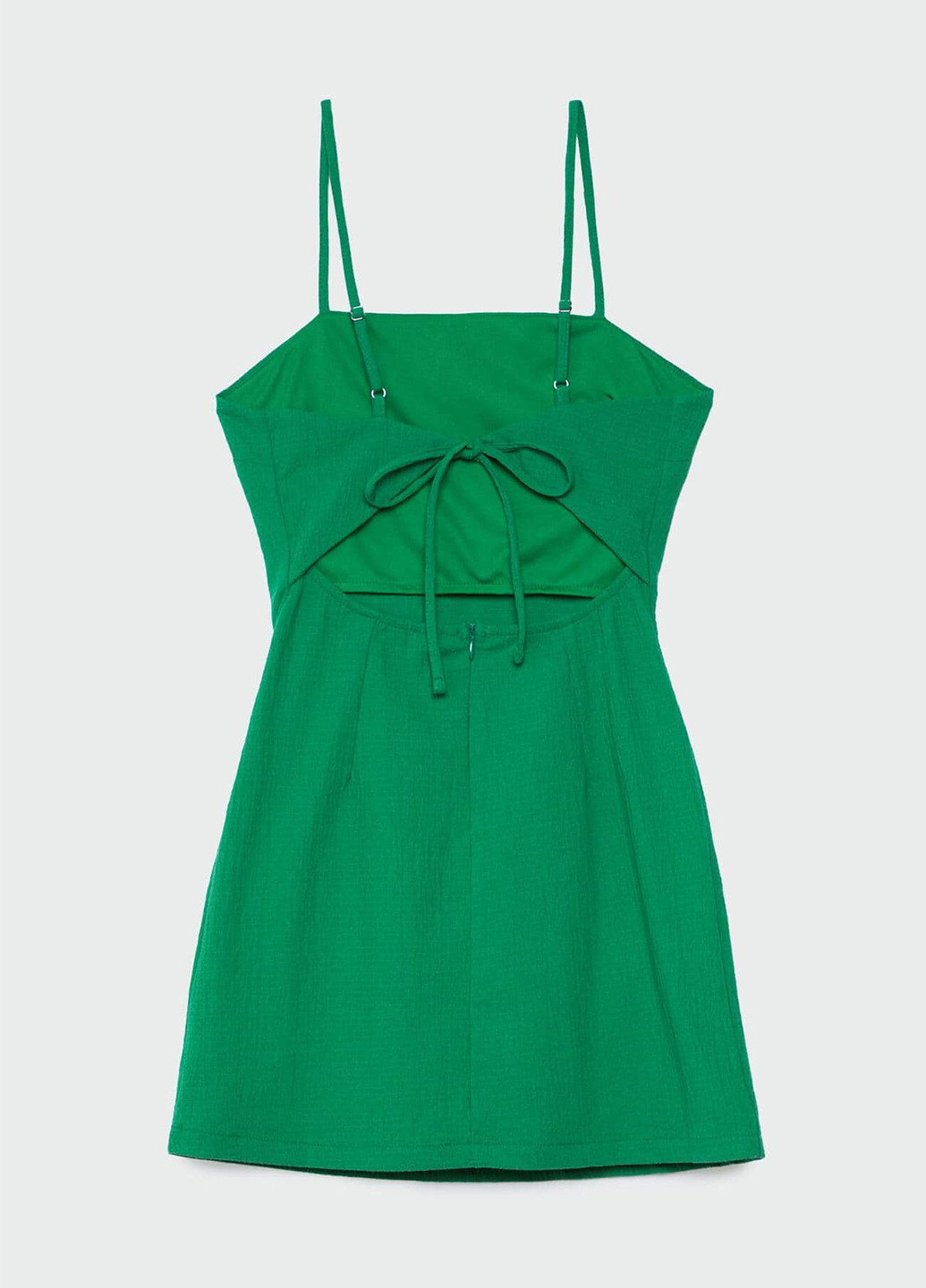 Зелена кежуал сукня Stradivarius однотонна