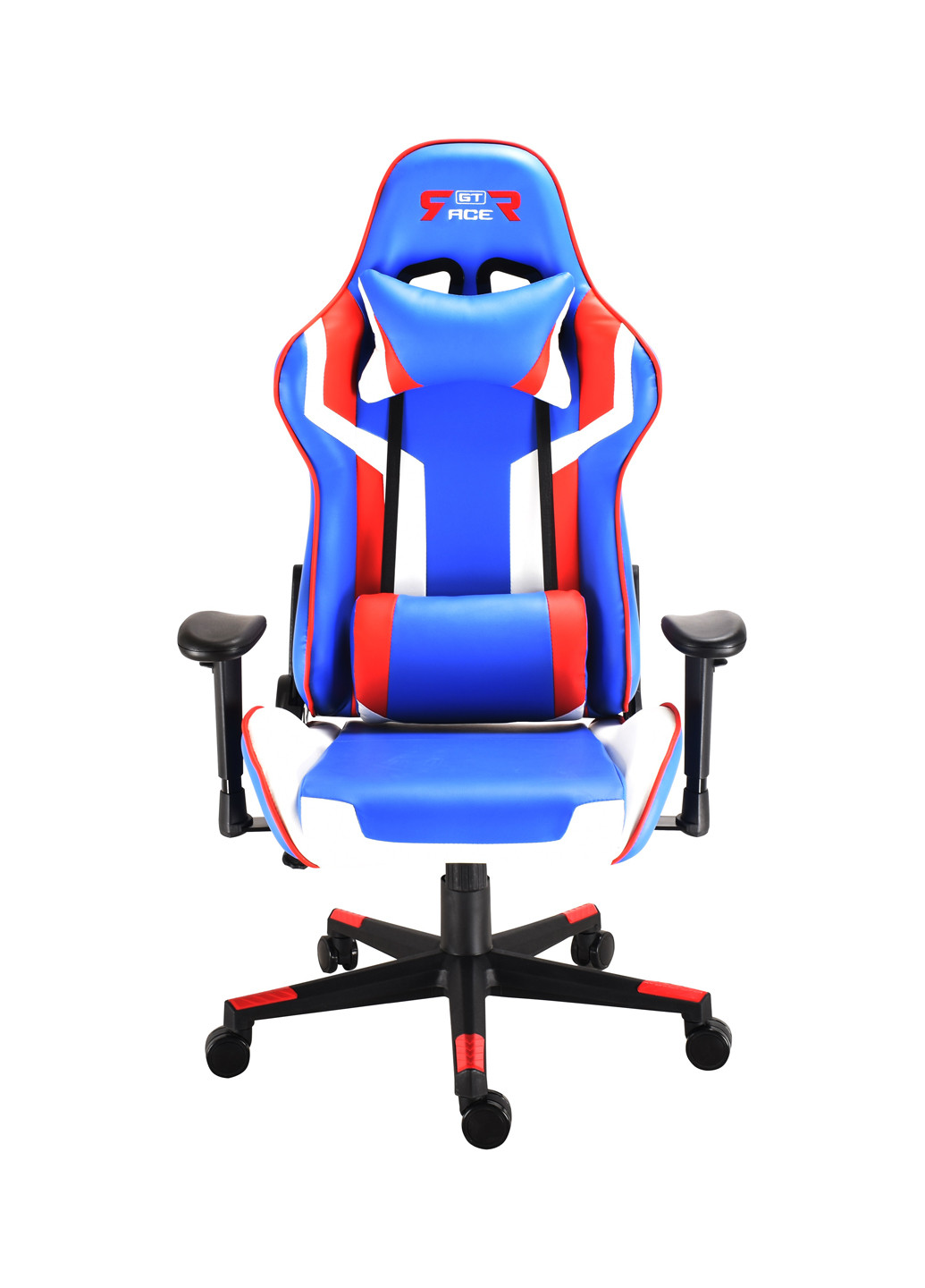 Кресло X-2530 Blue/White/Red GT Racer кресло gt racer x-2530 blue/white/red (143068495)