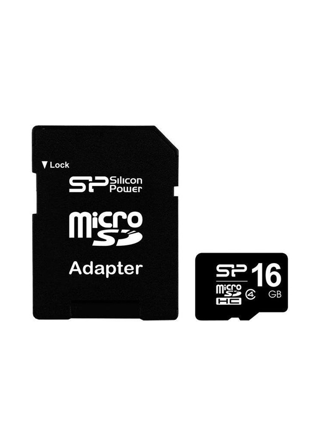 Карта памяти microSDHC 16GB C4 + SD-adapter (SP016GBSTH004V10SP) Silicon Power карта памяти silicon power microsdhc 16gb c4 + sd-adapter (sp016gbsth004v10sp) (132824550)