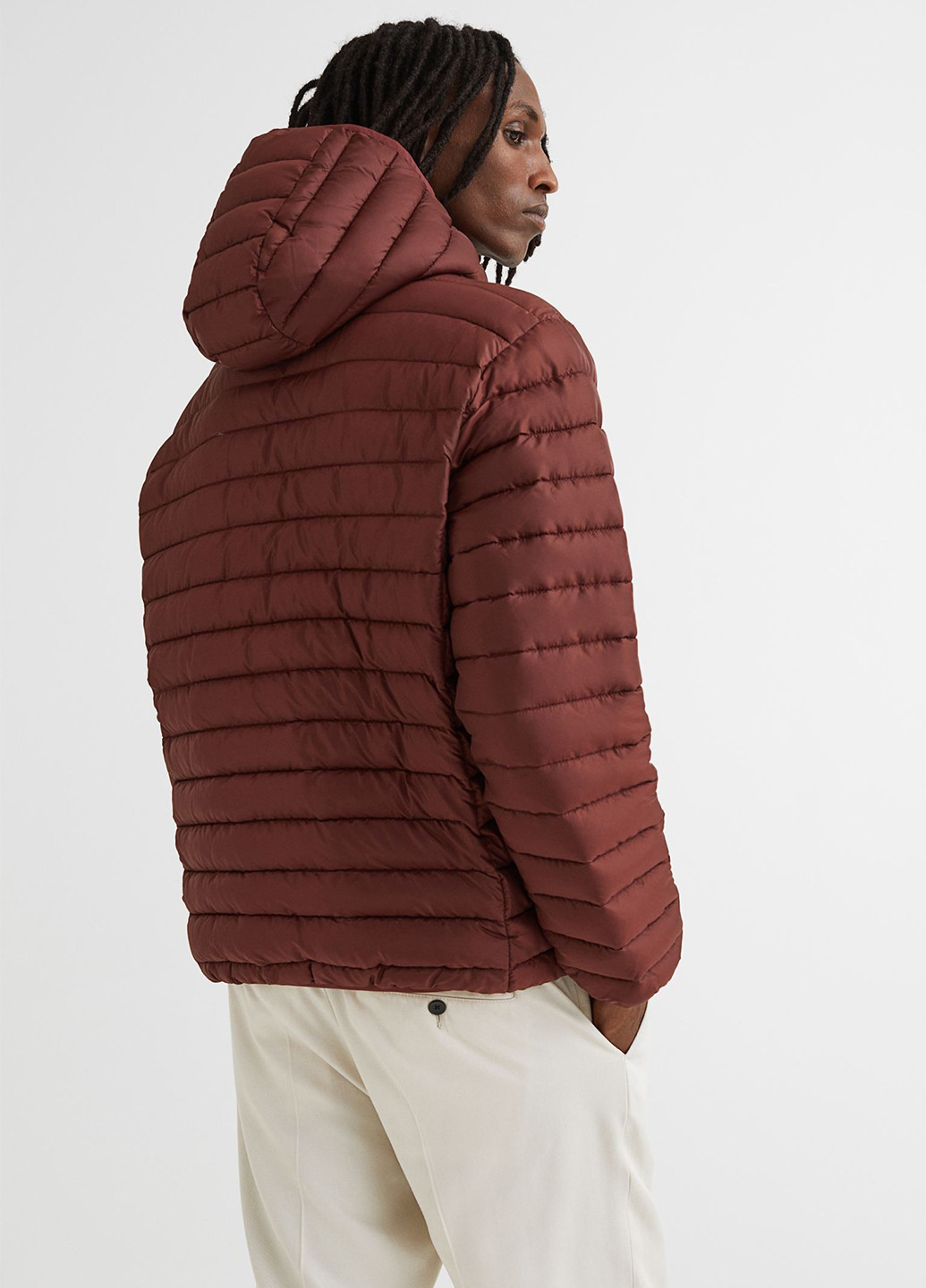 Бордовая демисезонная куртка H&M