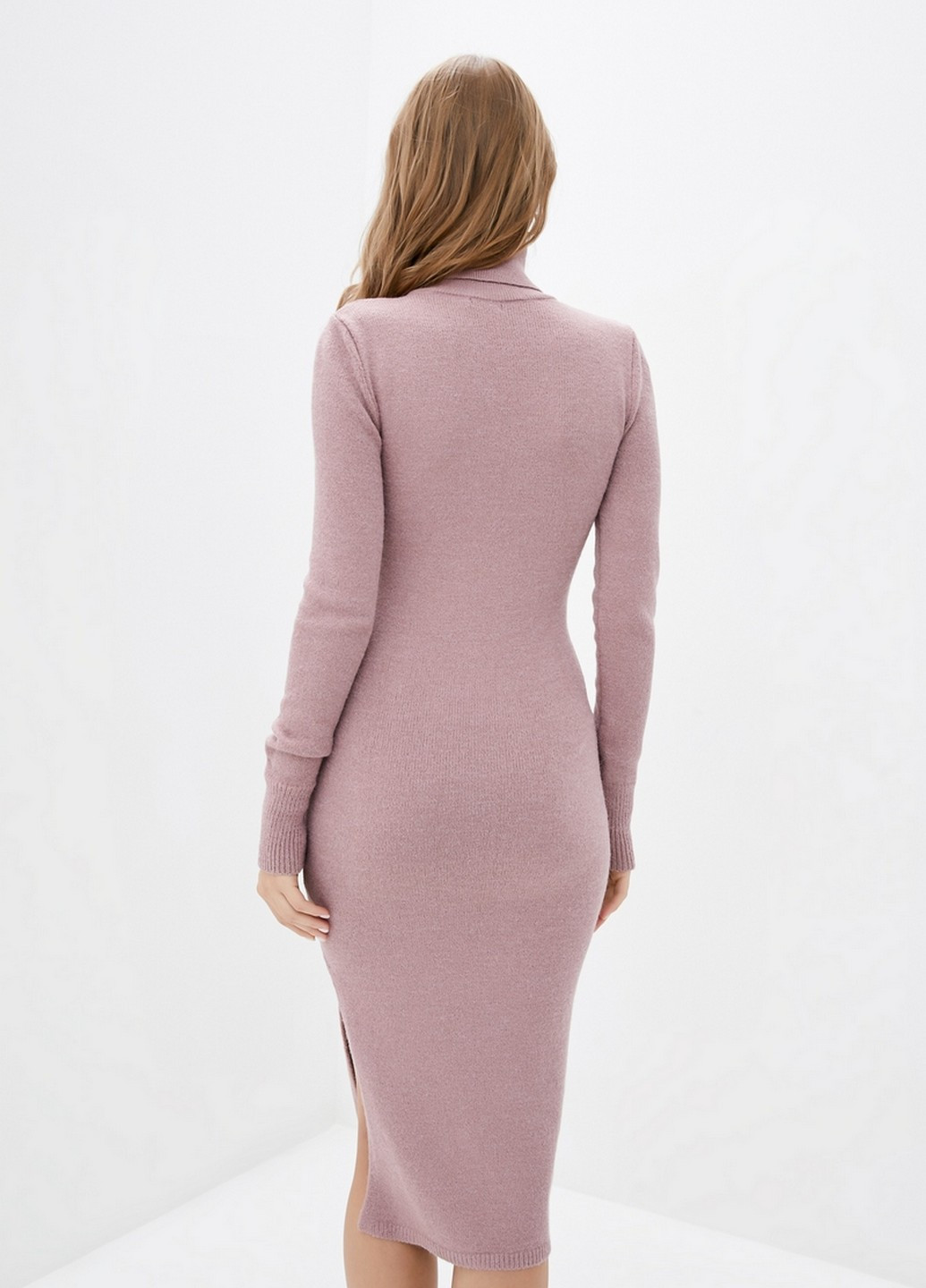 Розово-коричневое кэжуал платье Sewel однотонное