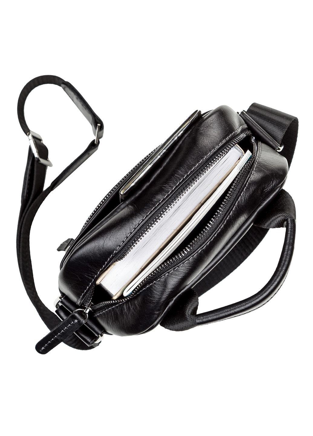 Чоловіча шкіряна сумка 18х21х7,5 см Shvigel (229459237)