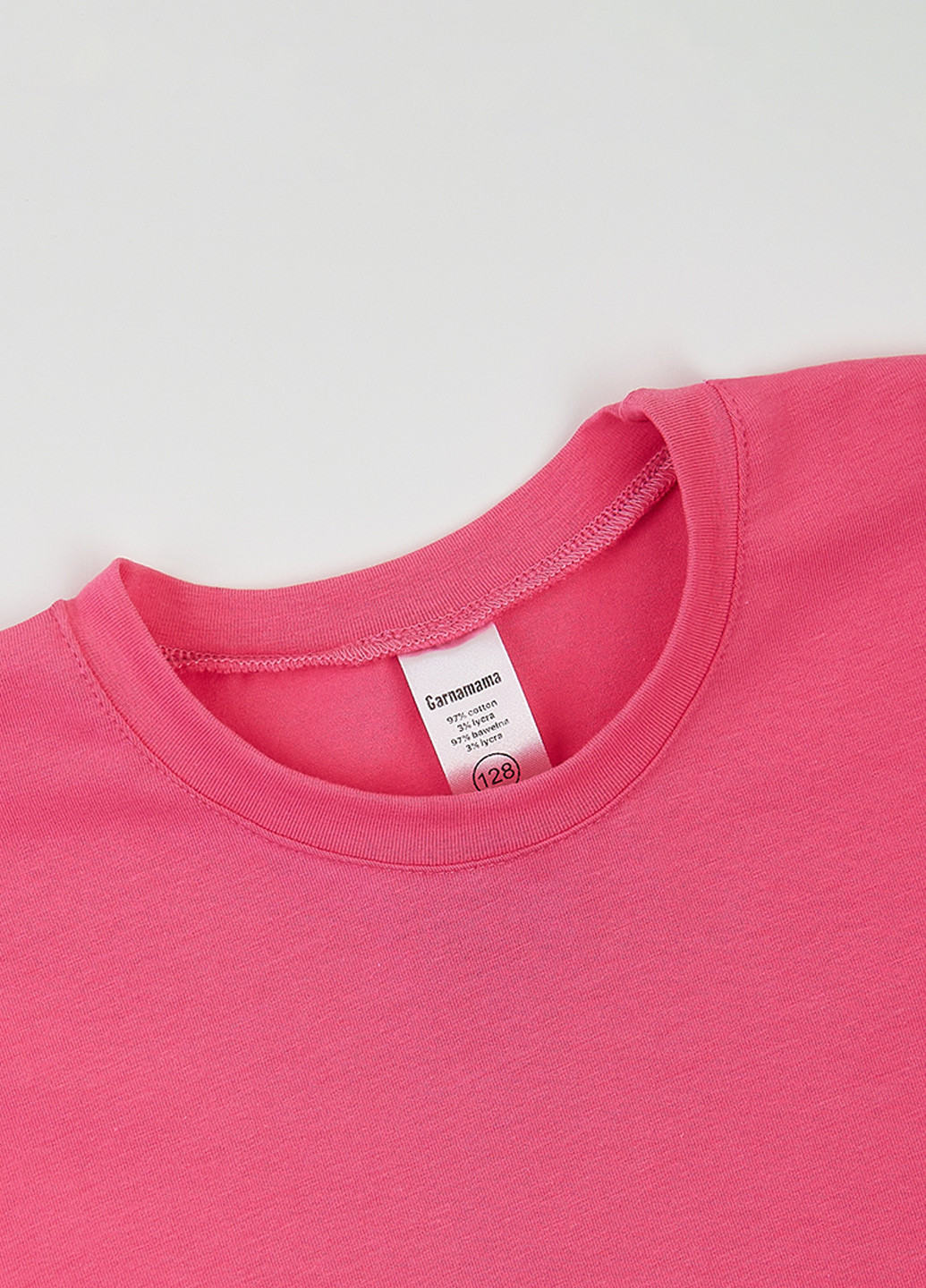 Рожева літня футболка Garnamama