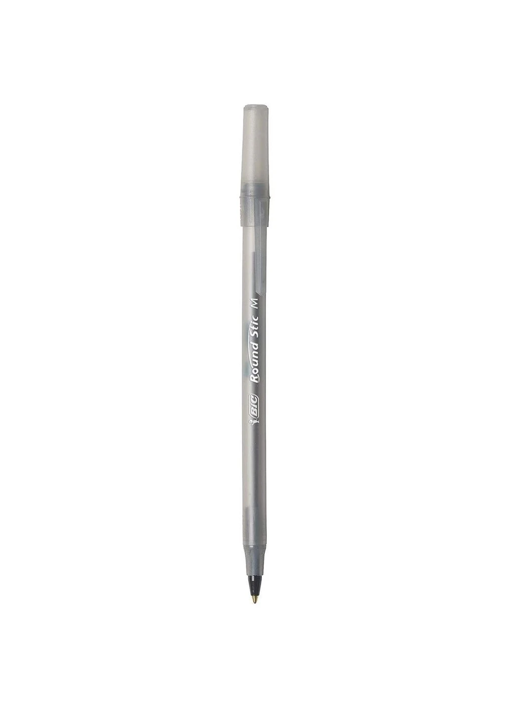 Набір кулькових ручок 60 шт Round Stic Xtra Life Чорна масляна (GSM609-Blk) (B0012YVGOW) Bic (255254627)