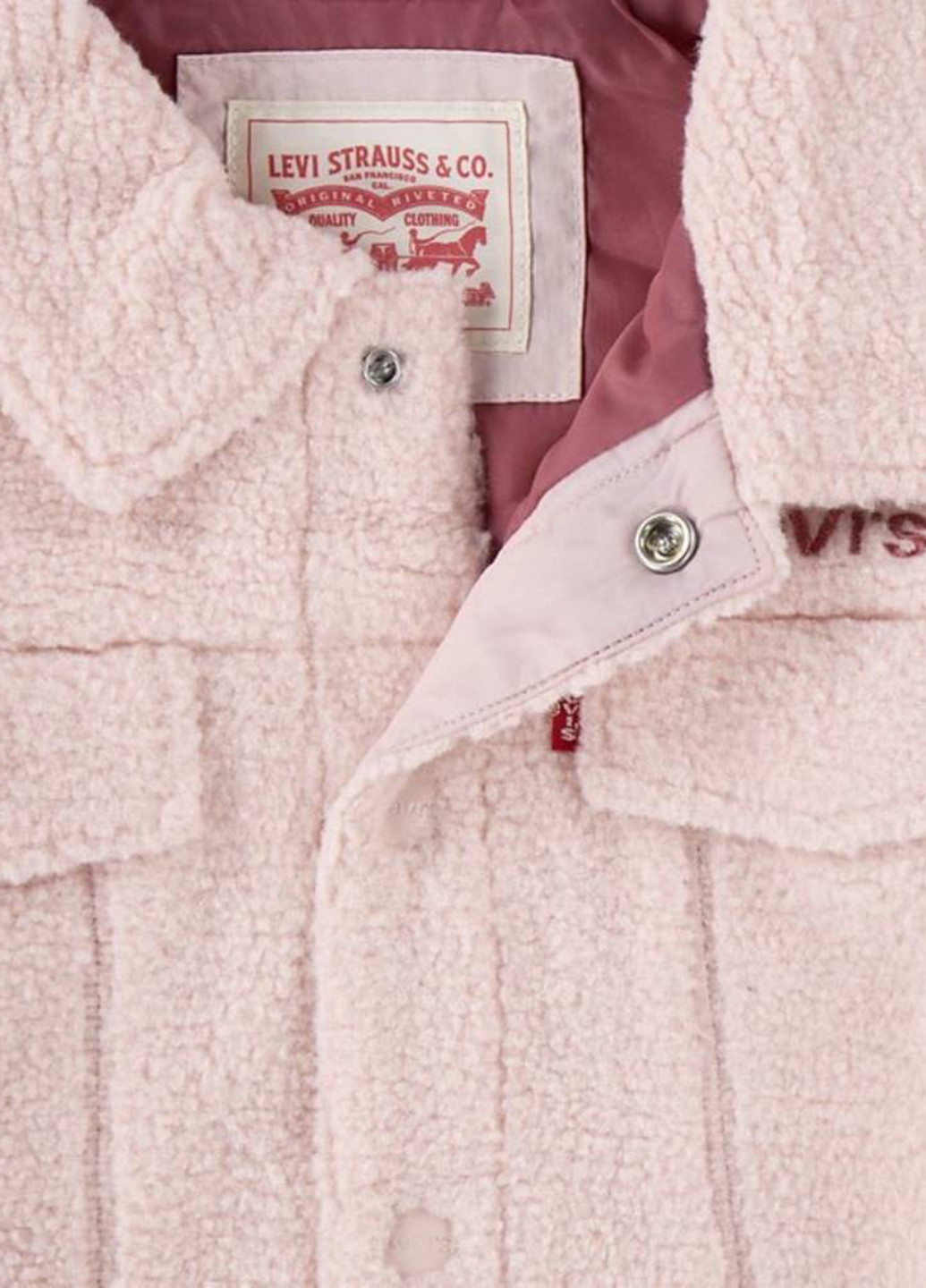 Розовая демисезонная куртка Levi's