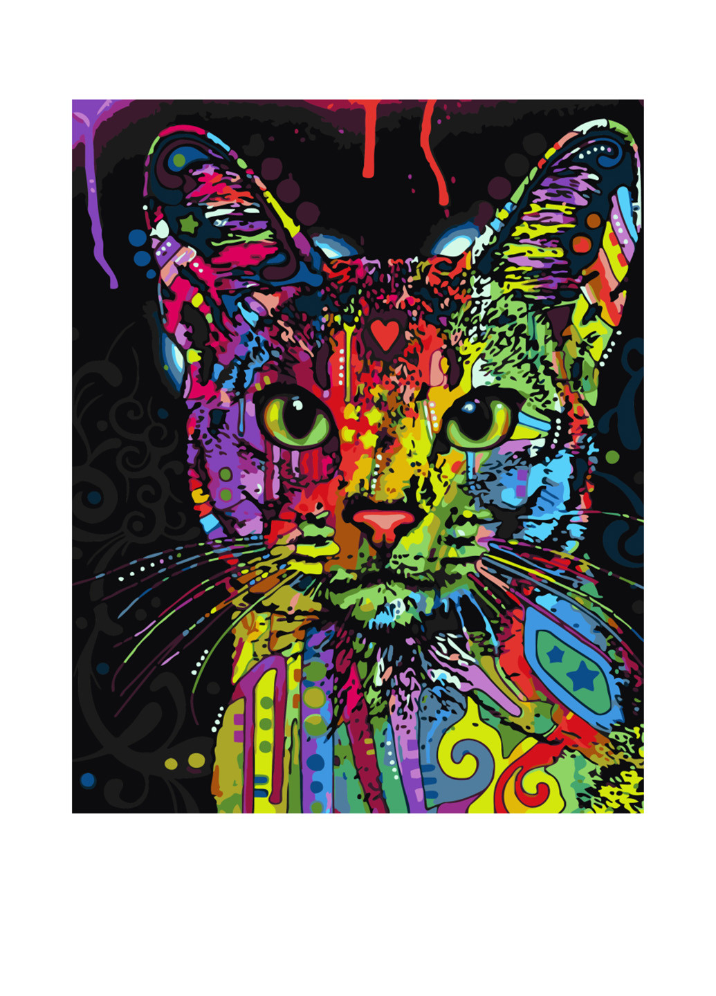 Картина за номерами Абиссинская кішка, 40х50 см Brushme (150530252)