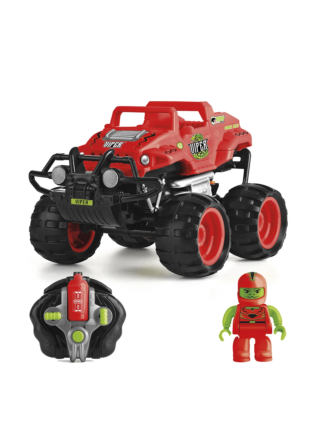 Автомобіль crash car на р/в - Змій (червоний, акум. 4.8v) Monster Smash-Ups (126584488)