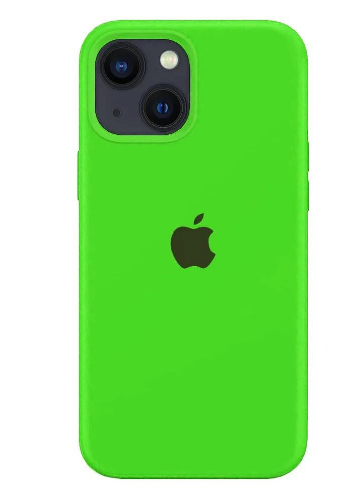 Силиконовый Чехол Накладка Silicone Case для iPhone 13 Shiny Green No Brand (254091368)