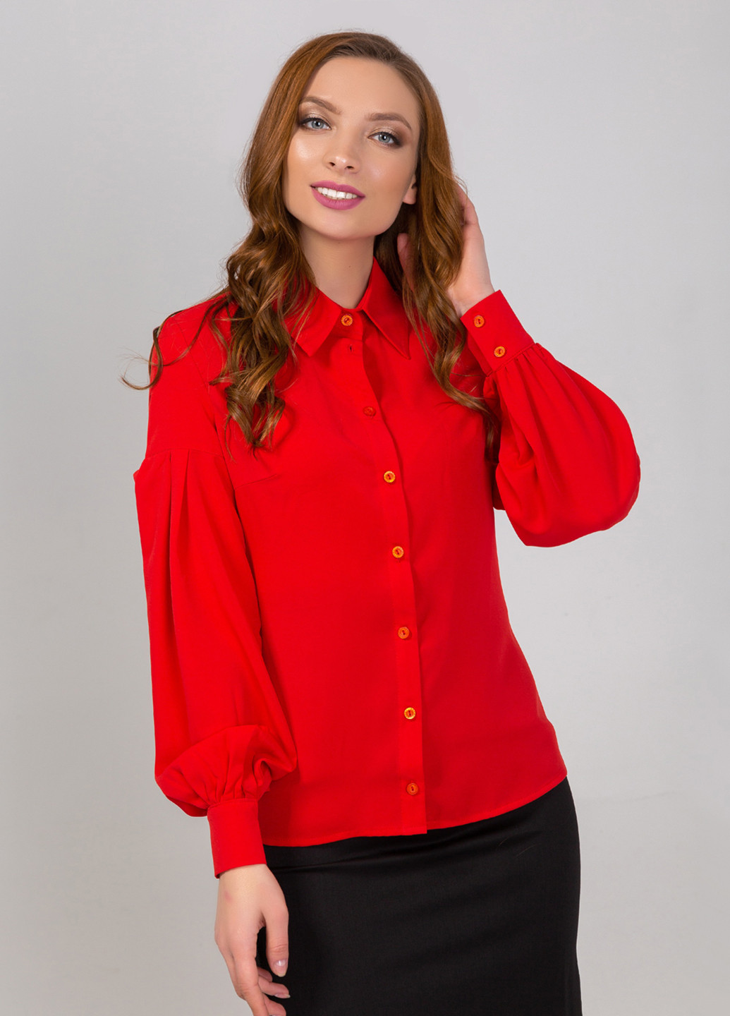 Червона демісезонна блуза Azuri