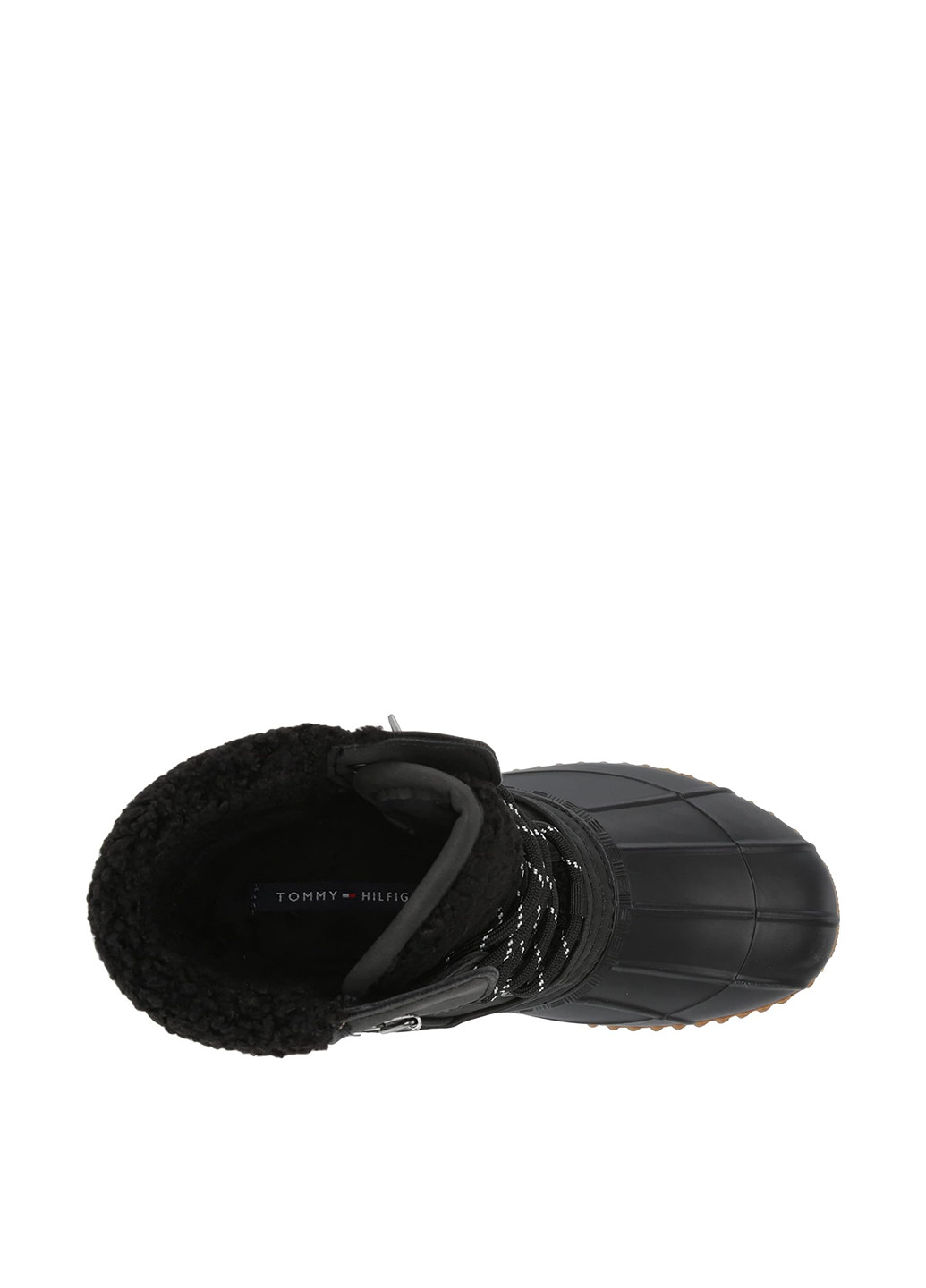 Зимние ботинки Tommy Hilfiger с логотипом тканевые, акрил