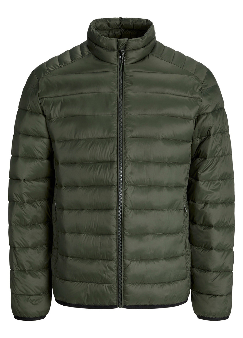 Оливкова (хакі) демісезонна куртка Jack & Jones