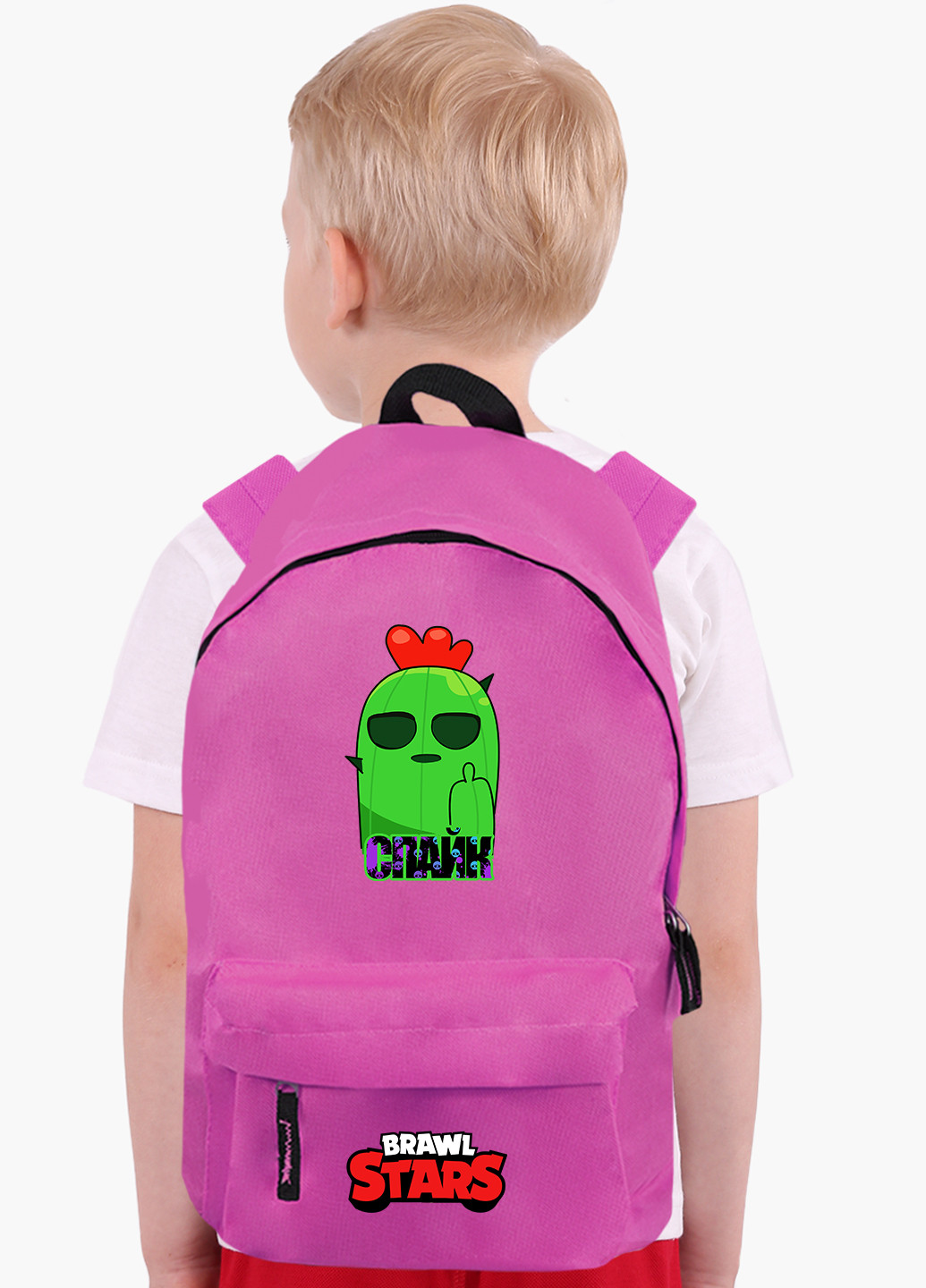 Детский рюкзак Спайк Бравл Старс (Spike Brawl Stars) (9263-1013) MobiPrint (217832465)