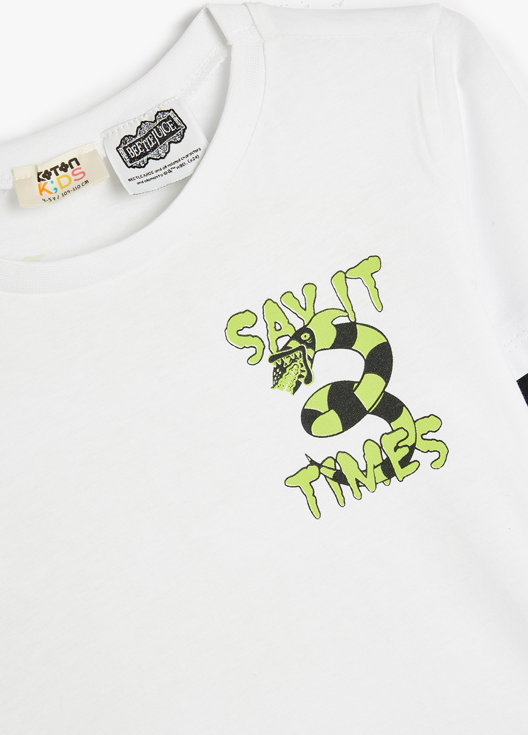 Черно-белый демисезонный кэжуал лонгслив KOTON колор блок