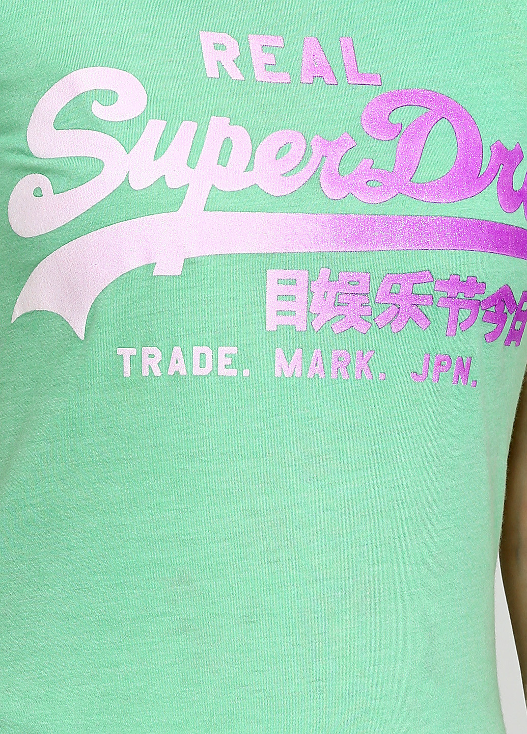 Салатова літня футболка Superdry