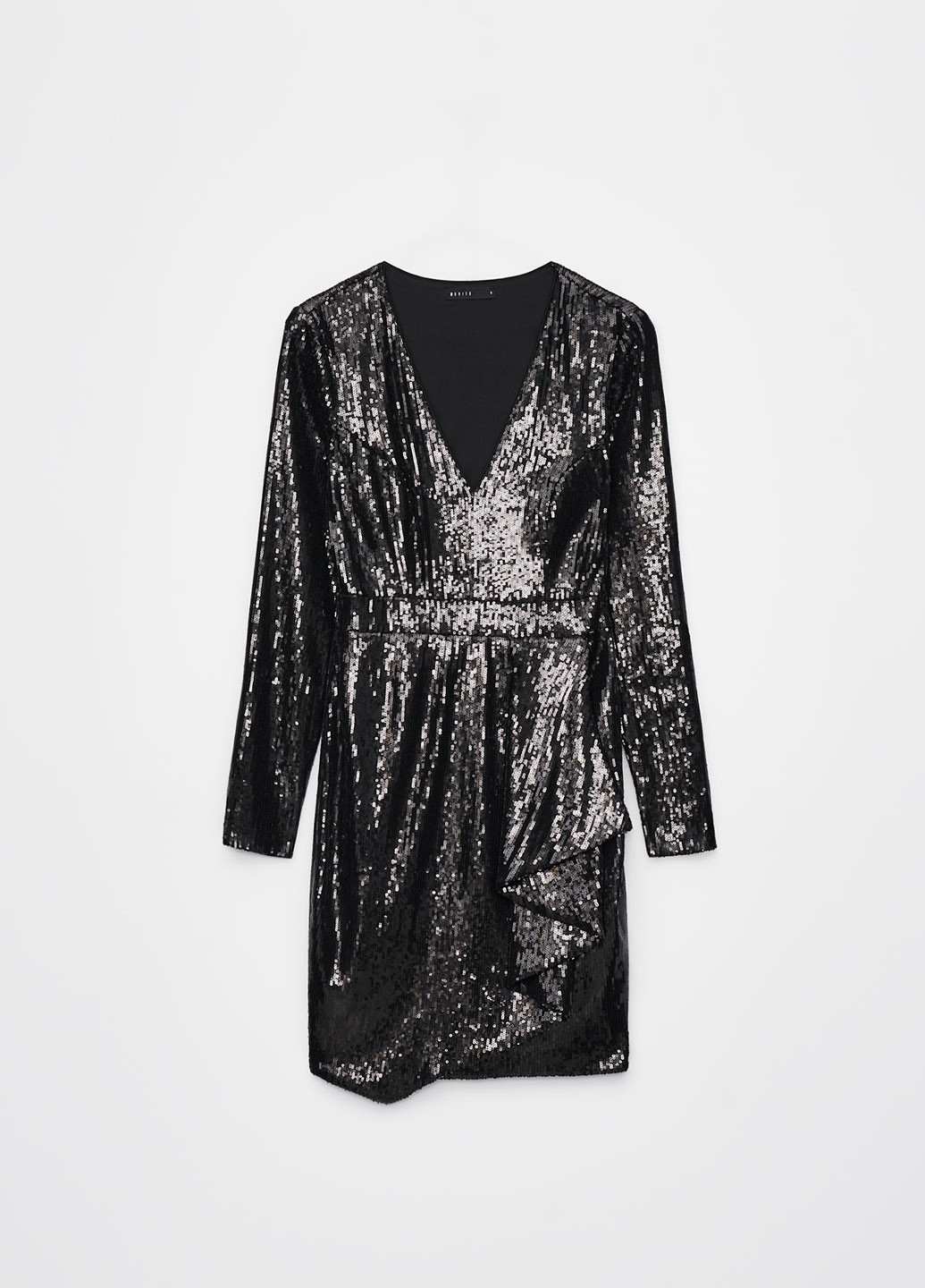 Черное вечернее платье Mohito однотонное