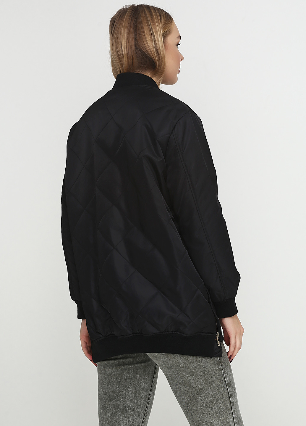 Черная демисезонная куртка Lie Zara