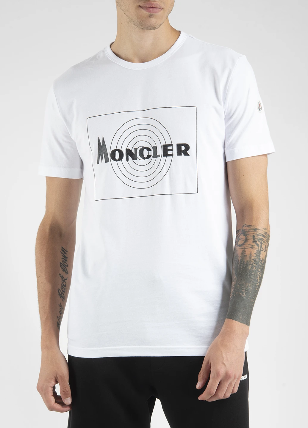 Біла футболка Moncler