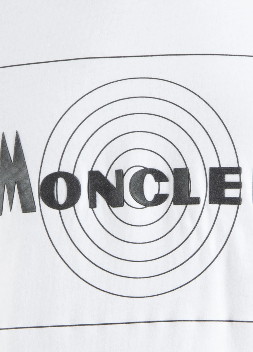 Біла футболка Moncler