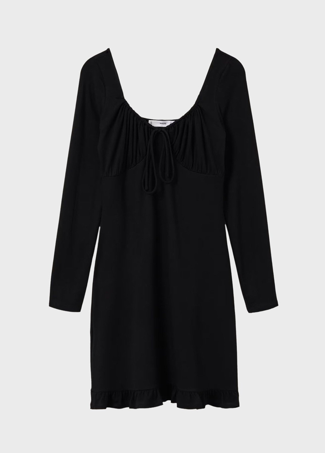 Чорна кежуал сукня Mango однотонна