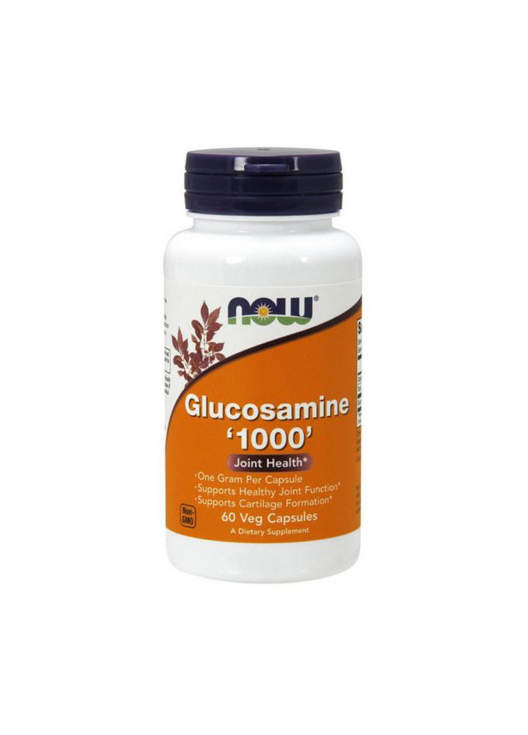 Добавка для суглобів та зв'язок Glucosamine 1000 (60 caps) Now Foods (253541734)