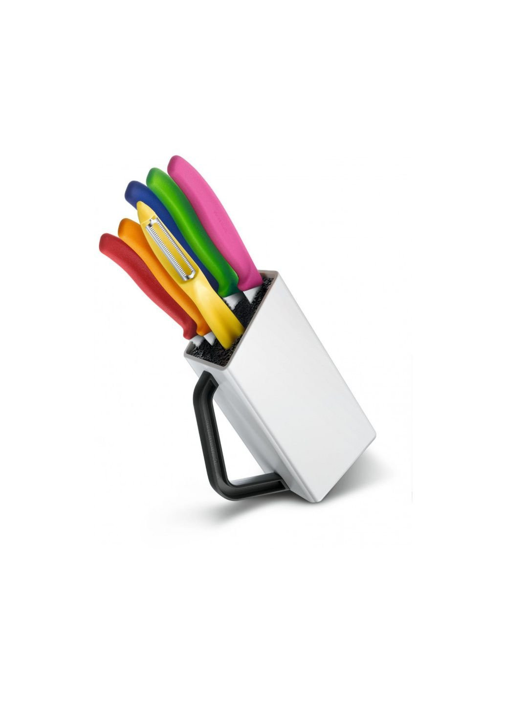 Набір ножів SwissClassic Utility Block 6 шт Color (6.7127.6L14) Victorinox комбінований,