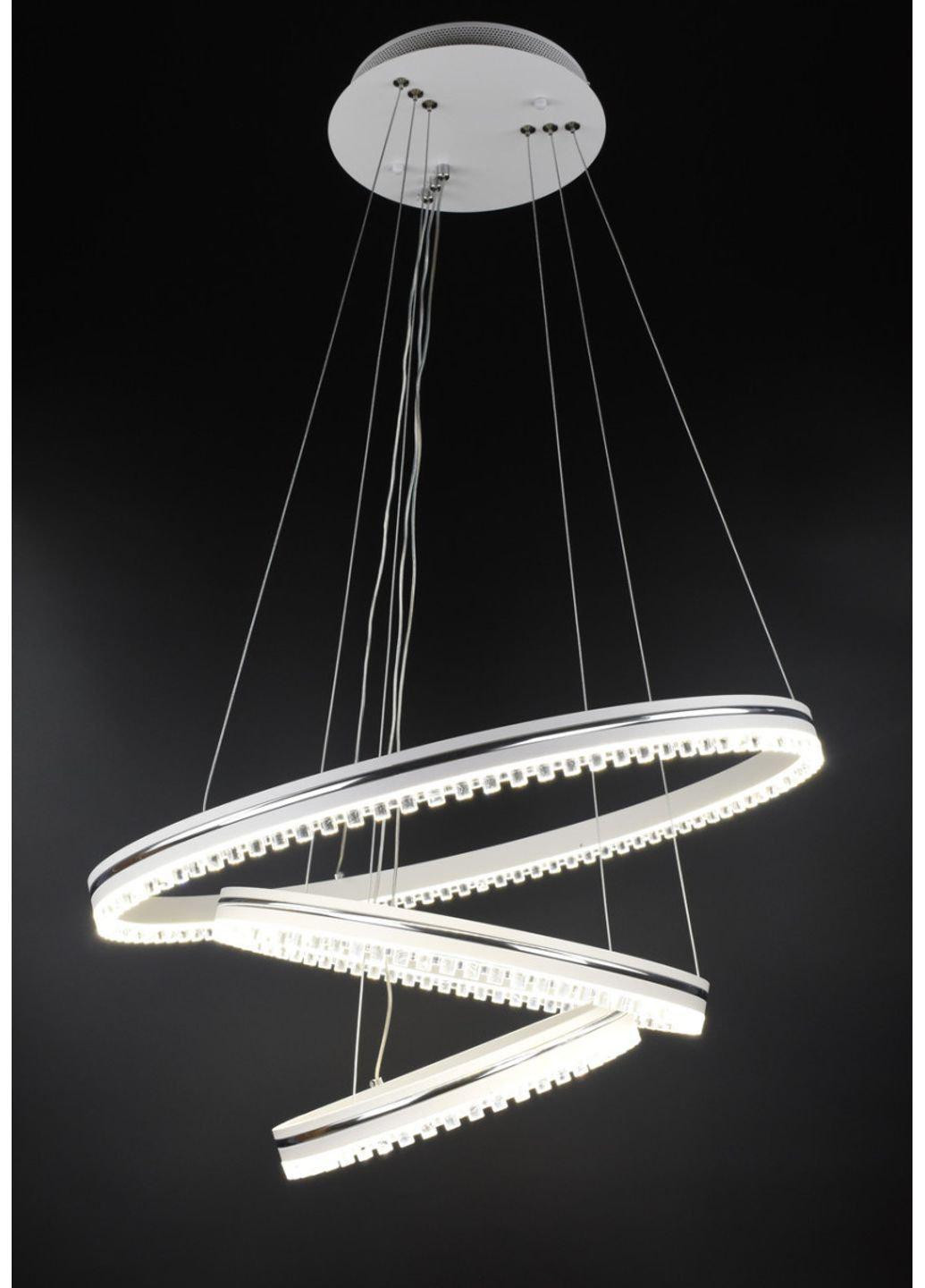 Люстра стельова LED з пультом A55060/3P-wh-ch Білий 50х60х60 см. Sunnysky (253122485)