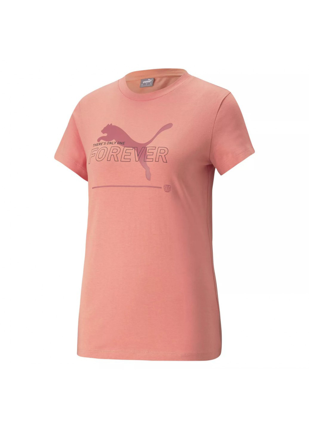 Коралловая всесезон футболка Puma