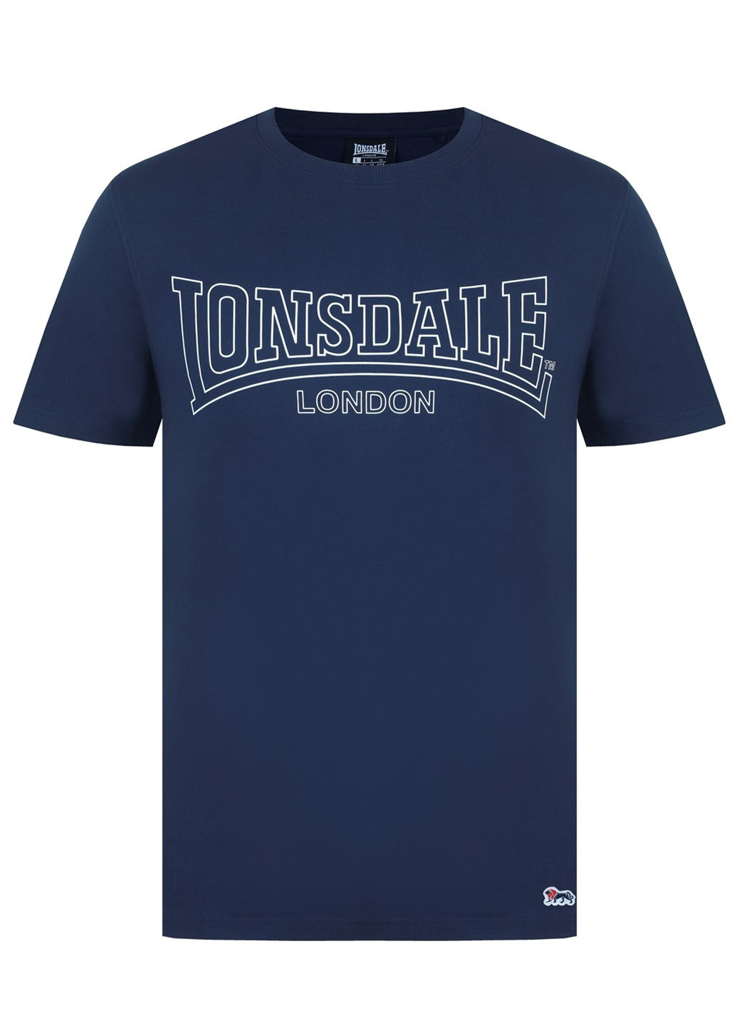 Темно-синя футболка Lonsdale