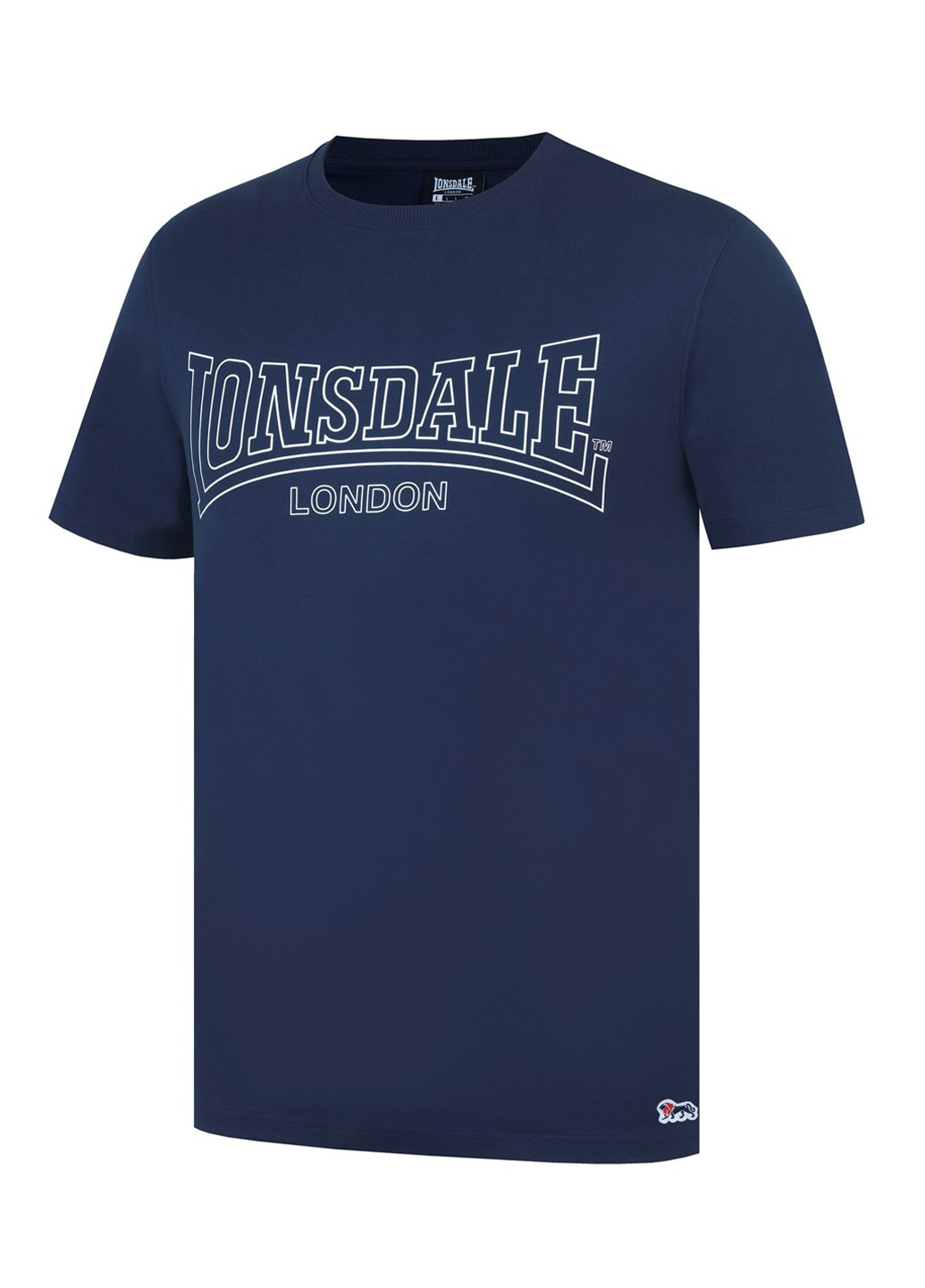 Темно-синя футболка Lonsdale