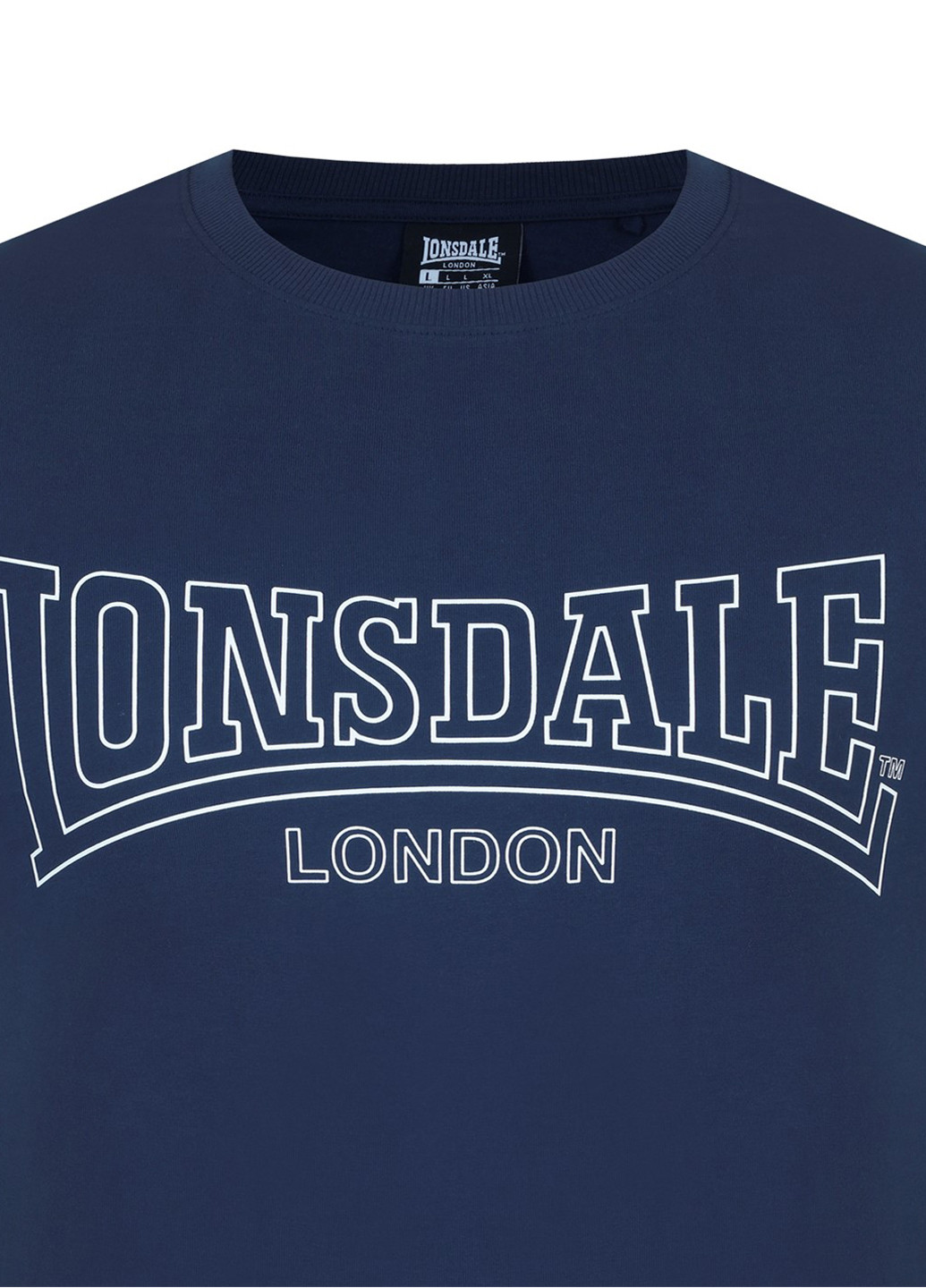 Темно-синя футболка Lonsdale