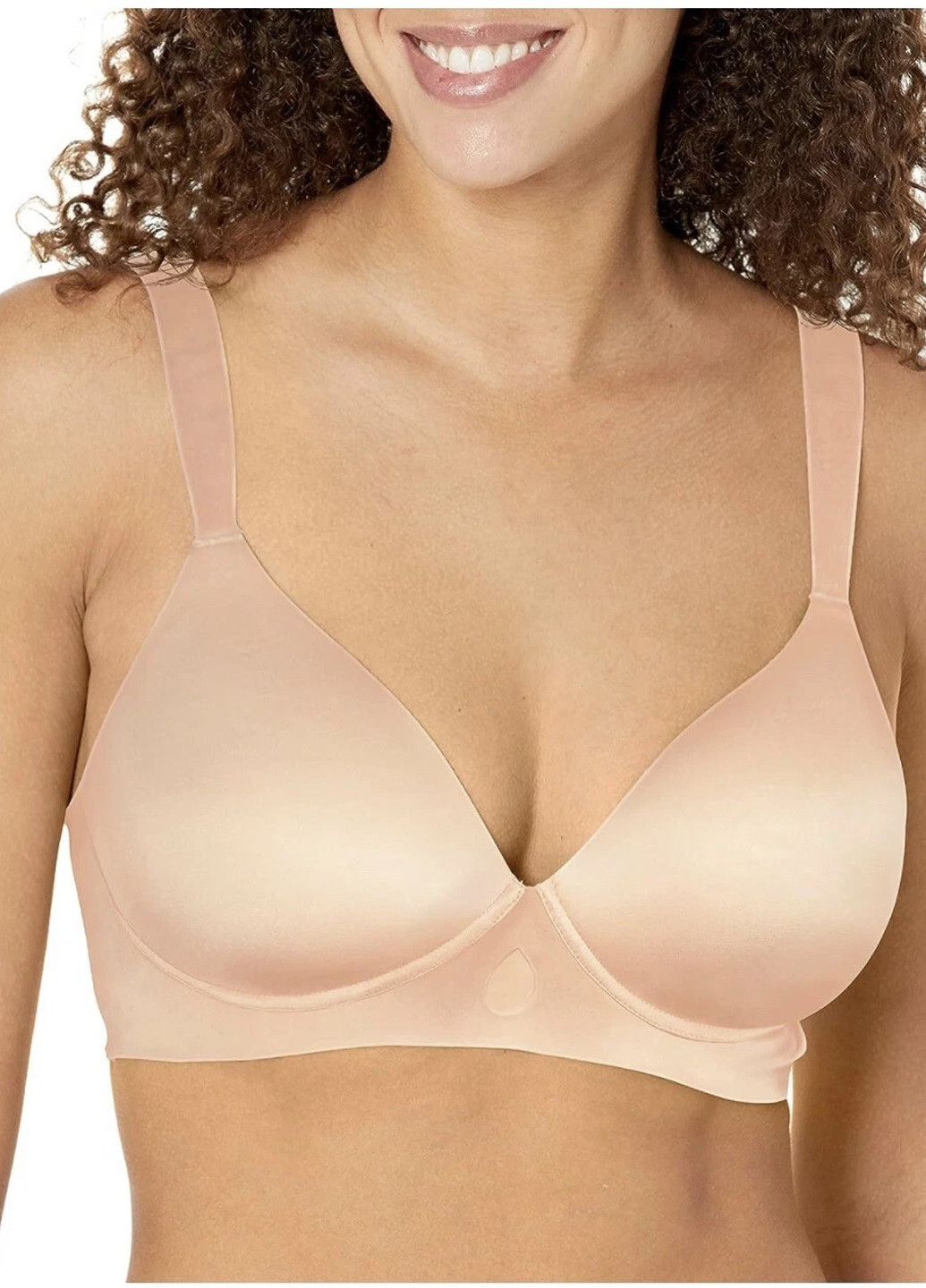 Бежевий корбей бюстгальтер Bali без кісточок нейлон