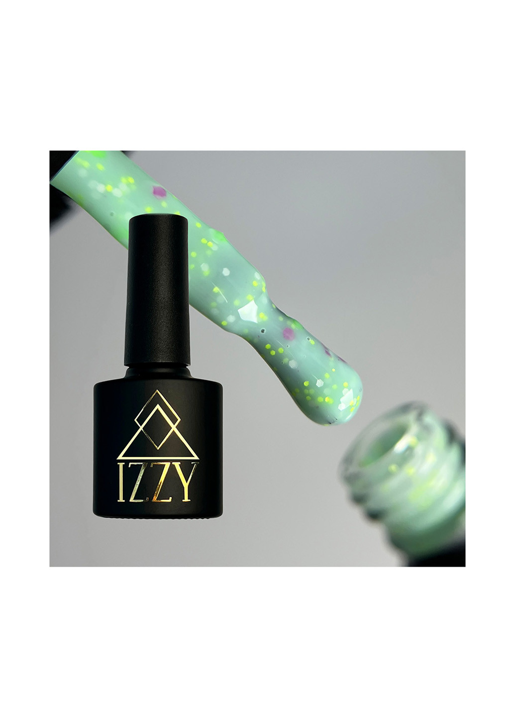 Бірюзова база Jam Base 06, для манікюру з різнокольоровим декором, 10 г Izzy (363030706)